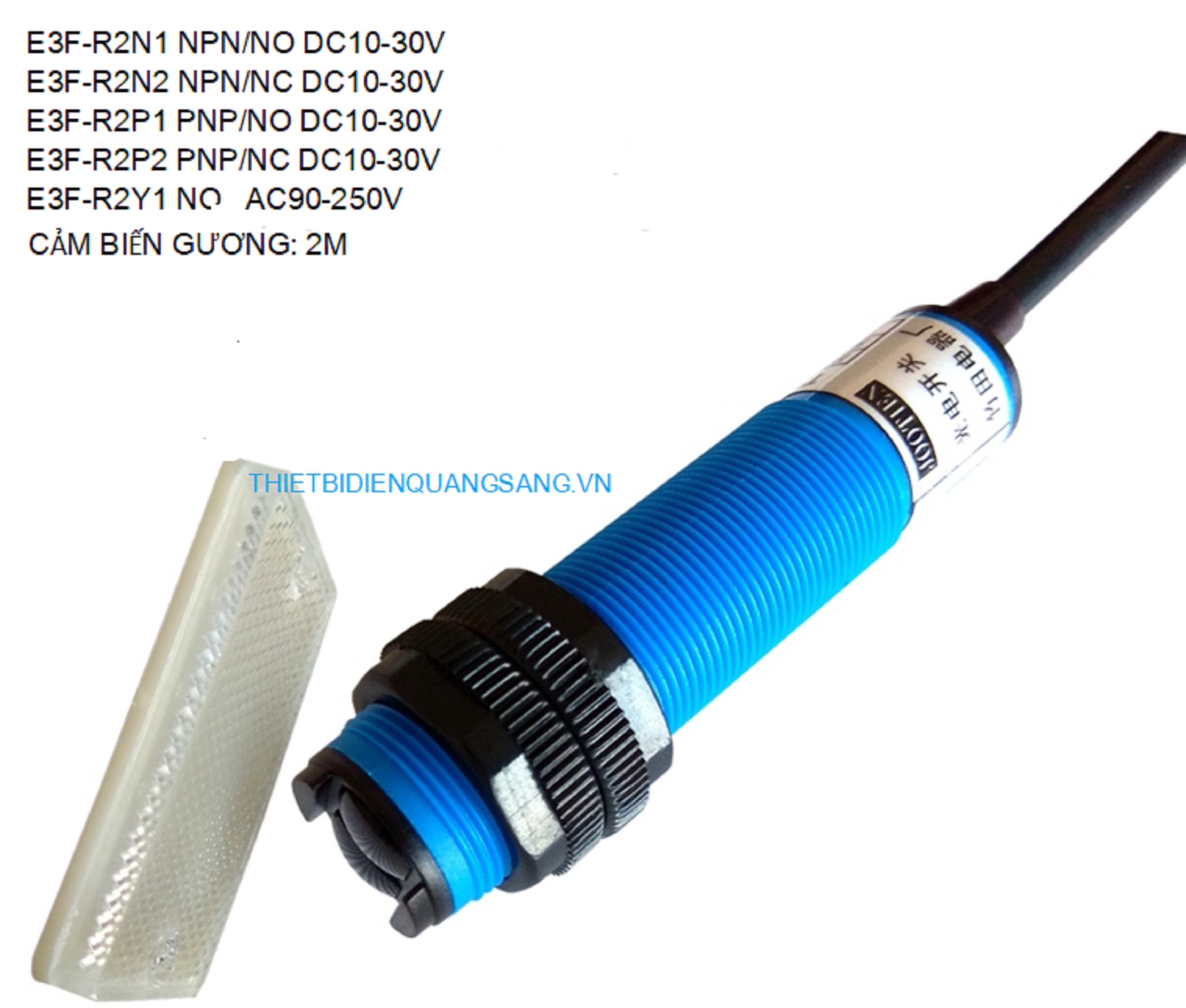 CẢM BIẾN QUANG LOAI PHẢN XẠ CÓ GƯƠNG E3F-R2P2