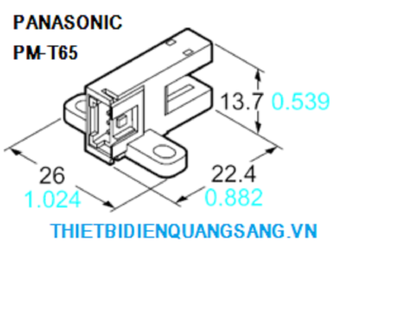 CẢM BIẾN QUANG PANASONIC PM-T65