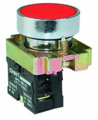 Nút nhấn không đèn thân sắt CHINT NP2-BA44