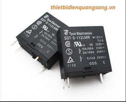 Rơ le điều khiển dùng cho tay cẩu từ xa (12V),4 chân SDT-S-112LMR
